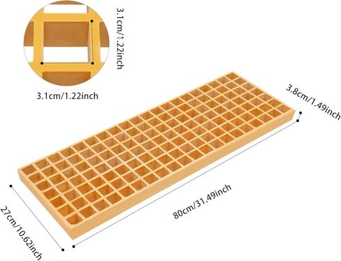 3 قطع من غطاء شبكة تصريف الخندق، مقاس 31.49 بوصة × 10.62 بوصة × 1.49 بوصة، أغطية خندق خارجية لشبكة الصرف الصحي، شبكة تصريف أرضية لممر الرصيف والصرف الصحي in Kuwait