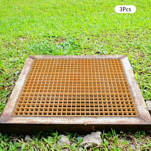 3 قطع من غطاء شبكة تصريف الخندق، مقاس 31.49 بوصة × 10.62 بوصة × 1.49 بوصة، أغطية خندق خارجية لشبكة الصرف الصحي، شبكة تصريف أرضية لممر الرصيف والصرف الصحي in Kuwait