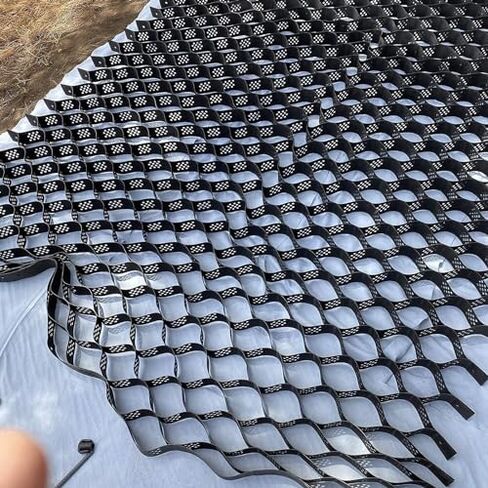Honeycomb Gravel Stabilizer Grids 2" Height Black Ground Grid for Garden Garage Driveway & Patio Paving Durable Cuttable Gravel Grate Solution in Kuwait