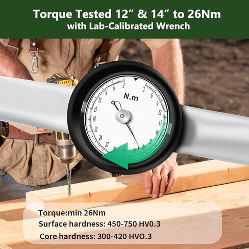 مسامير خشبية طويلة مقاس 5/16 × 12 بوصة، ومسامير تأخر خارجية شديدة التحمل برأس سداسي، ومسامير خشبية هيكلية للسطح والسياج والمناظر الطبيعية وشرفة المراقبة، مطلية باللون الأخضر مقاومة للصدأ، حزمة عينة 6 قطع in Kuwait