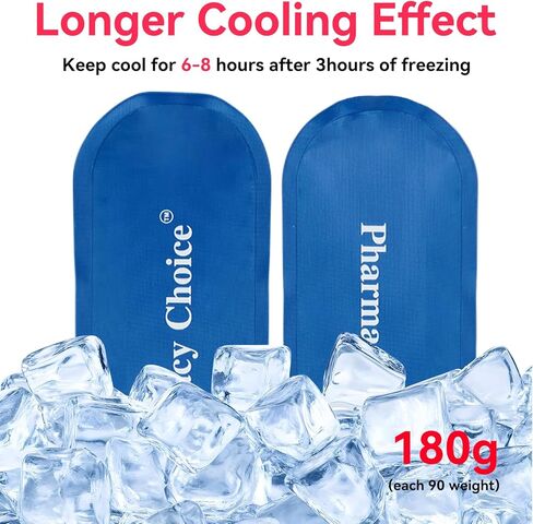 Insulin Pen Cooler Travel Case with 2 x 90g TSA Approved Ice Packs, Diabetic Medication Insulated Cooling Bag for Insulin Pens and Diabetic Supplies Storage, Compact for Daily Life and Trips，Pink in Kuwait