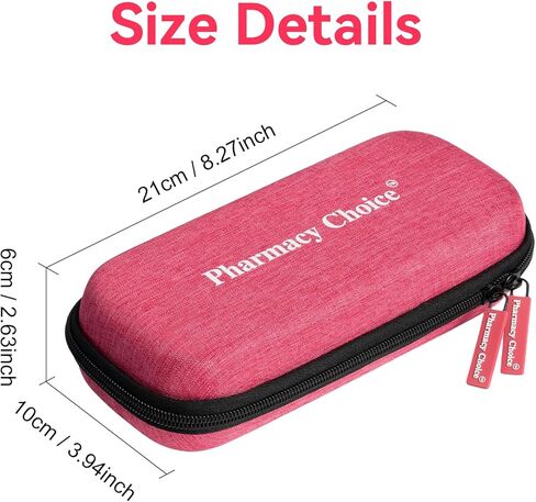 Insulin Pen Cooler Travel Case with 2 x 90g TSA Approved Ice Packs, Diabetic Medication Insulated Cooling Bag for Insulin Pens and Diabetic Supplies Storage, Compact for Daily Life and Trips，Pink in Kuwait