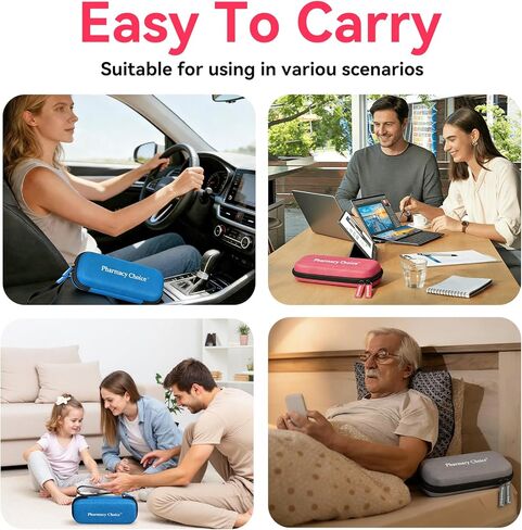 Insulin Pen Cooler Travel Case with 2 x 90g TSA Approved Ice Packs, Diabetic Medication Insulated Cooling Bag for Insulin Pens and Diabetic Supplies Storage, Compact for Daily Life and Trips，Pink in Kuwait