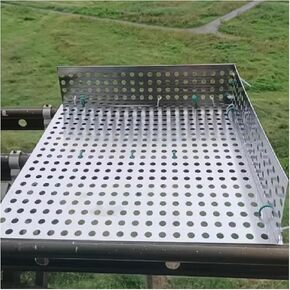 304 Stainless Steel Perforated Sheet for Balcony Protection - 0.8mm Thick, Leak-Proof Window Pads with Ties & Gloves, Weather Resistant, 47x120 cm in Kuwait