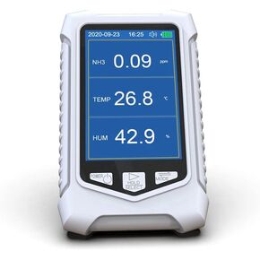 NH3 متر الأمونيا مراقبة جودة الهواء المحمولة كاشف غاز الأمونيا يده NH3 محلل اختبار الغاز جهاز استشعار الأمونيا تنبيه in Kuwait