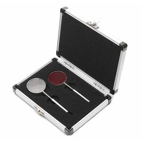 Optometry Instrument Maddox Rod Test Lens Professional Optical Eye Inspection Tools with Case Recessive Strabismus Examination Metal Box in Kuwait