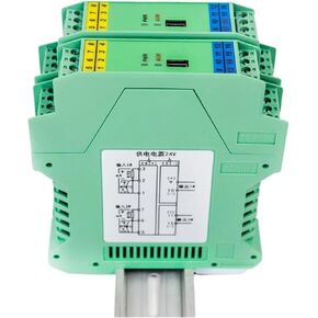 1pcs 1 in 2 Out PT100 PT1000 Thermocouple 4-20ma 0-10v Input Output Universal Signal Isolator with Programmer(22-28V,0-10MA_IN0-5VDC) in Kuwait