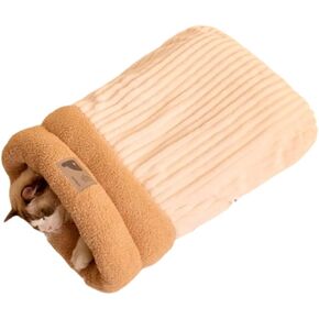 Cat Sleeping Bag for Indoor Cats, Soft Plush Winter Cat Sleeping Bag, 360°wrap Comfortable Pet Snuggle Sack in Saudi Arabia