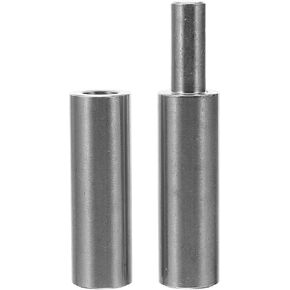 Luxshiny قابلة للحام من الفولاذ المقاوم للصدأ 304 مفصلات أسطوانية أسطوانية 16 × 100 مم مفصل باب معدني للخزانة والبوابة الصناعية مع دبوس قابل للفصل مناسب للاستخدام المنزلي والمقطورة in Kuwait