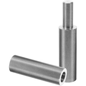 304 Stainless Metal Attach-on Barrel Door Hinge 16x100mm Heavy Duty Welding Barrel Hinge for Gate Trailer Swing Door Industrial Use in Saudi Arabia