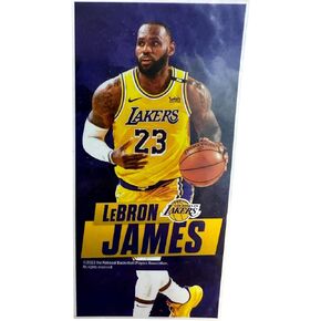 WinCraft LeBron James Los Angeles Lakers Officially Licensed Beach Towel 28" x 58", 100% Cotton in Kuwait