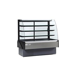 KBD-CG-60-S حافظة عرض مخبوزات مبردة من الزجاج المنحني مقاس 60 بوصة، قابلة للتعدد in Kuwait