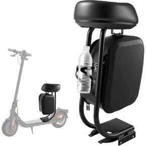 Electric Scooter Seat Compatible with Segway Ninebot F20 F25 F30 F40 Seat Attachment for Adult with 10L Large Storage Bag, Cup Holder, PU Cushion in Kuwait