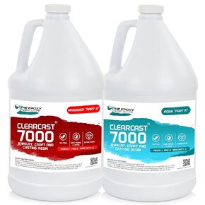 Casting Epoxy Resin, 2 Part epoxy Kit, Art, Small Clear Castings and Decorative Applications, 1 Gallon Kit in Kuwait