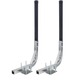 Hishine زوج واحد من دليل مقطورة القارب على شكل حرف L، 31 بوصة - 48 بوصة دليل مقطورة بتصميم قابل للتعديل من الفولاذ المجلفن للقوارب وقارب الصيد ومقطورة المراكب الشراعية in Kuwait