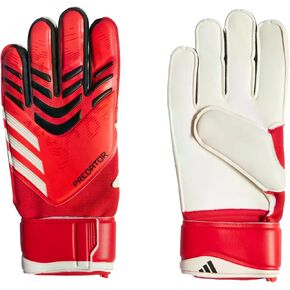 adidas Predator Match Goalkeeper Gloves - Cushioned Palm, Flexible Backhand, Half-Wrap Wrist Strap in Kuwait