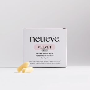 NeuEve Velvet Age 70+ مرطب ودعم مهبلي - تركيبة طبيعية بالكامل وخالية من الهرمونات للراحة والعافية | المرحلة التمهيدية 1 | 8 عدد (إمداد لمدة شهر واحد) in Kuwait