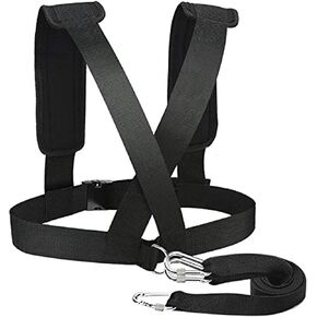 Heavy-Duty Sled Harness Tire Pulling Strap with Reinforced Lock, 1.5T Max Load Fitness Sled Trainer for Speed, Strength & Football Workout in Saudi Arabia