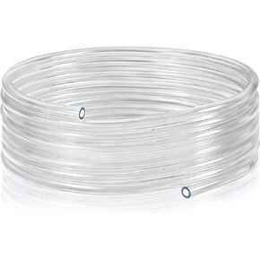 1/4 "ID X 3/8" OD PVC الأنابيب، 25FT خرطوم الفينيل الشفاف أنظمة الضغط المنخفض خط مرن للطعام in Kuwait