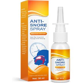 Anti Snoring Spray -Anti Snoring Devices, Snore Calming Solution to Help Clear Throat & Airway, Anti snoring Supporter for Better Sleep, 30ml in Saudi Arabia