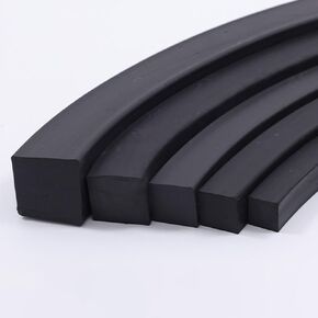 شريط مطاطي مربع أسود 4 مم - 8 مم ارتفاع درجة الحرارة شريط قضيب صلب حشية سلك للآلات الصناعية لمشاريع DIY (3 متر، 6 مم * 6 مم) in Kuwait