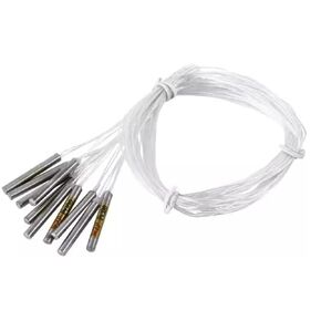 PT100 Temperature Sensor Thermal Resistance Probe 4 * 30mm Insulating Layer 2-Wires / 3-Wires 1Pcs(CN2cores PT100 1M) in Kuwait