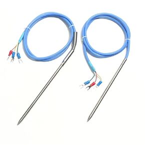 PT100/PT1000 Thermal Resistance 6 * 50mm/6 * 100mm/6 * 150mm Needle Inserting Probe 1-5M Wire Fast Sensor 1Pcs(UpgradePT1000 1m,150mm) in Kuwait