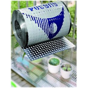 304 Stainless Steel Perforated Sheet, Expanded Metal Mesh Plate, Decorative Ventilation Grill Screen, 10mm Pitch, 0.8mm Thickness, 60x200cm for Home & Industrial Use in Kuwait