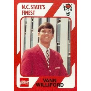 Autograph Warehouse Vann Williford Basketball Card (N.C. North Carolina State) 1989 Collegiate Collection No.81 in Kuwait