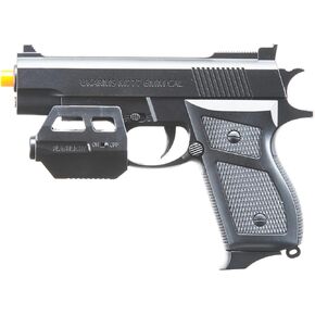 UKARMS UK Arms V1918A مسدس Airsoft يعمل بالزنبرك مع ضوء (اللون: أسود) in Kuwait