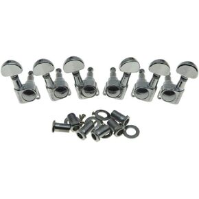 Wilkinson 3x3 ROTO Style Guitar Tuners Tuning Keys Pegs Guitar Machine Heads for Les Paul or Acoustic Guitars Chrome in Kuwait