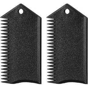 2 Pack Surfboard Wax Comb Scraper 2 in 1 Surf Wax Remover Surf Board Tool with Hanging Hole for Removal Texturing Skimboard Skateboard Longboard Surfing Maintenance 3.1 x 1.6 in in Kuwait