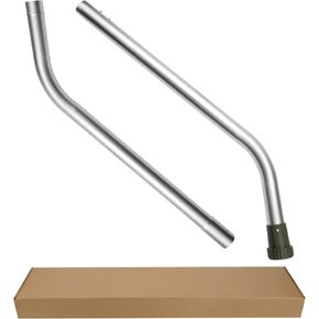 1.5" Vacuum Wand Replacement for ProTeam Backpack Vacuum - Vacuum Cleaner Attachment for Pro Team Parts # 101338 2-Piece, 2-Bend Aluminum Wand with Button Lock - 56-inch Long, 1 1/2-inch Diameter in Kuwait