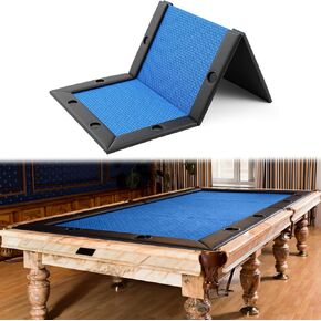 86.2" x 43.5" Poker Table Tops for 8 Feet Pool Tables 10 Player Poker Table Game Billiard Pool Convertible Cover Mat Waterproof and Foldable, Blue in Kuwait
