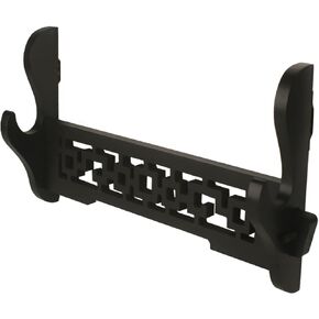 Katana Wall Mount Samurai Sword Display Hanger Lightsaber Holder, Wood Flute Stand Martial Arts Weapon Stand Cosplay Rack Wall Mount (Black, 3-Tier) in Saudi Arabia