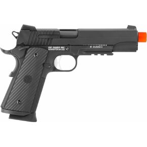 SIG SAUER Proforce 1911 Tacops CO2 Pistol | 6mm Durable Full Metal Semi-Auto Gas Blowback Airsoft Gun with Adjustable Hop-Up, 14mm CCW Threading & Tactical Rail | 320-350 FPS in Kuwait