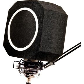 Microphone Isolation Shield with High-Density Foam – Adjustable Sound Absorbing Mic Shield for Podcasting, Streaming, Voice Recording, Vlogging – Fits Most Microphone Sizes in Kuwait