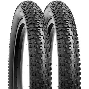 YUNSCM 2-PCS 20" Bike Tires 20x2.35/60-406 and 20" Heavy Duty Bike Tubes Schrader Valve Compatible with Mountain Bike 20x2.30 20 X 2.35 20x2.40 Bicycle Tires (Y-1276) in Saudi Arabia