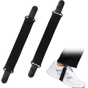 Adjustable Boot Straps for Cowboy Boots - 2 PCS Adjustable Elastic Boot Straps Clamp, Garter Clips Pant Clips for Pants for Women & Men Riding Motorcycle Mitten Pants in Kuwait