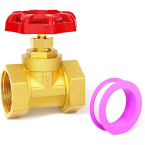 GASHER Brass industrial Globe Valves, DN20 3/4" Female with Wheel Handle, Heavy Duty Globe Valves Tool For Water, Oil, Gas 1PC in Kuwait