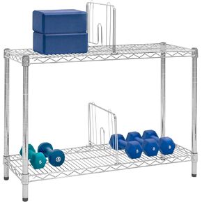 شركة Shelving Inc. 12 بوصة عمق × 36 بوصة عرض × 24 بوصة ارتفاع لتخزين وزن الصالة الرياضية، سعة الوزن 800 رطل لكل رف، موزعة بالتساوي in Kuwait