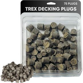 75 Plugs for Decking 1/4" Plug Compatible with Trex decking Systems - Select Pebble Grey in Kuwait