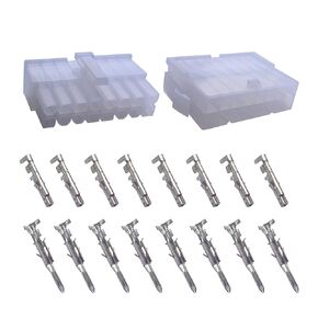 16-Pin Miniature Connector Kit with Plug and Terminals - 16-Circuit Receptacle housing for 18-24 awg, Fully Compatible with connectors, Ideal for Industrial and Scientific Applications in Kuwait
