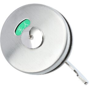 SAFIGLE Toilet Partition Door Lock with Red Green Indicator, Stainless Steel Privacy Latch for Public Restroom, Vacant Engaged Indicator Lock for Bathroom Stall in Kuwait