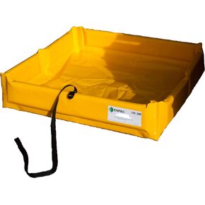 إنباك قابلة للطي بطة بركة صغيرة لاحتواء الانسكابات مع جدران جانبية رغوية وأشرطة ربط لأسفل؛ 59 جالون. سعة الانسكاب، قابلة لإعادة الاستخدام، خفيفة الوزن، محمولة، 4 × 4 × 6 بوصة in Kuwait