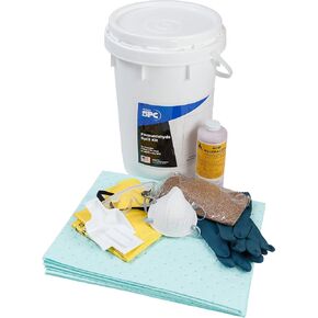 Brady SPC SK-Form Formaldehyde Spill Kit، امتصاص 9 جالون، ارتفاع 18 بوصة، عرض 14 بوصة، طول 14 بوصة، أبيض in Kuwait