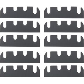 10Pcs Door Hinge Shims 0.040 Inch Thickness 4.5 Inch Length Black Coated Gasket Residential and Commercial Doors in Kuwait
