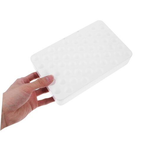 رف أنبوب الطرد المركزي 50 فتحة منظم حامل أنبوب الاختبار لتخزين عينات المختبرات 7.87 × 4.92 × 1.57 بوصة منظم متين خفيف الوزن للتجارب العلمية in Kuwait