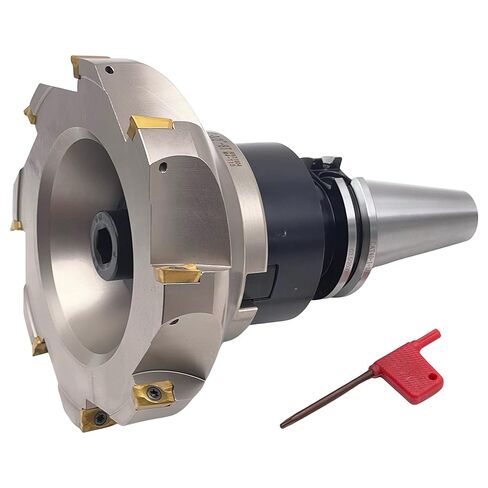 CME 6" 90° Indexable Face Mill w/ CAT40 Arbor, APKT1604 Inserts Included, 8 Flutes in Saudi Arabia