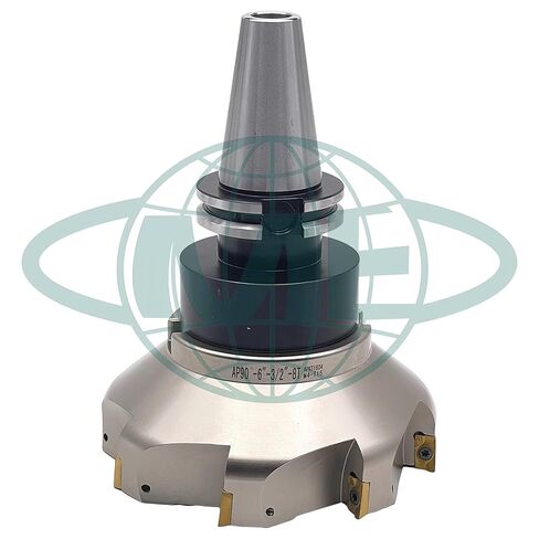 CME 6" 90° Indexable Face Mill w/ CAT40 Arbor, APKT1604 Inserts Included, 8 Flutes in Saudi Arabia